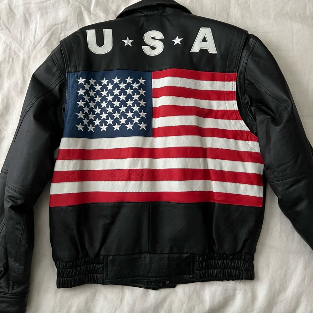 Vilanto Black leather jacket, size L